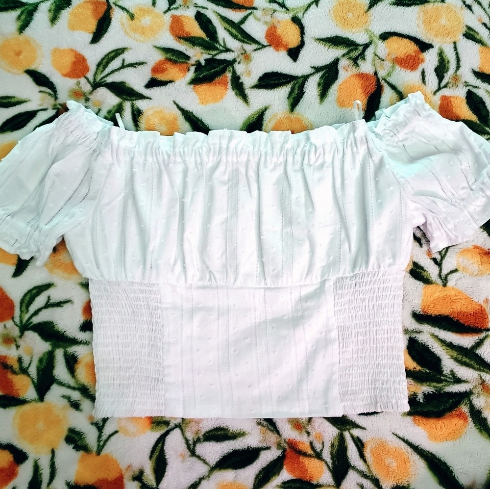 GB Ruffled Crop Top
